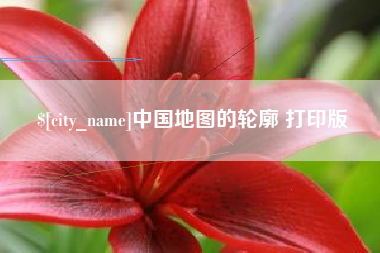 辽宁中国地图的轮廓 打印版