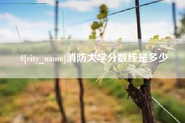 辽宁消防大学分数线是多少