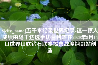 辽宁五千米纪录世界纪录-这一惊人成绩由乌干达选手切普特盖在2020年8月14日世界田联钻石联赛揭幕战摩纳哥站创造