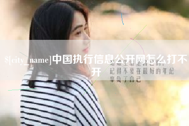 辽宁中国执行信息公开网怎么打不开