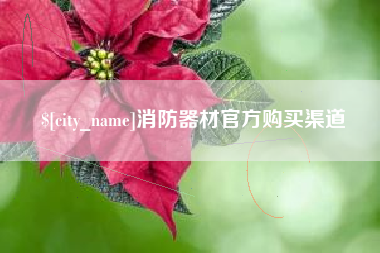 辽宁消防器材官方购买渠道