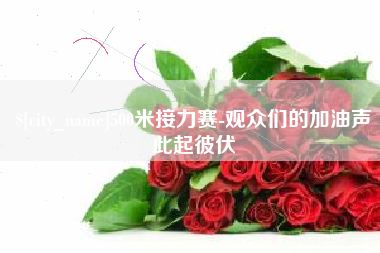 辽宁500米接力赛-观众们的加油声此起彼伏