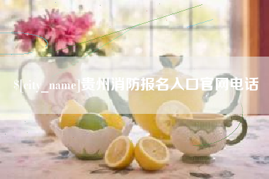 辽宁贵州消防报名入口官网电话