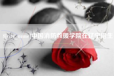 辽宁中国消防救援学院在辽宁招生