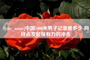 辽宁中国5000米男子记录是多少-向终点发起强有力的冲击