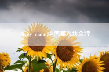 辽宁中国哪九块金牌