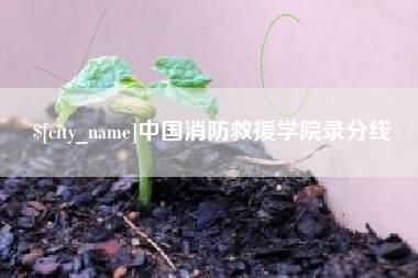 辽宁中国消防救援学院录分线