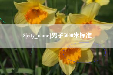 辽宁男子5000米标准
