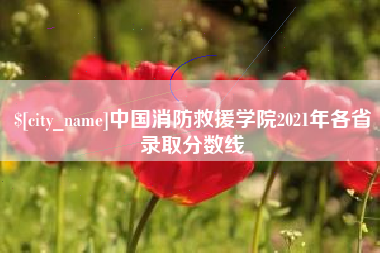 辽宁中国消防救援学院2021年各省录取分数线