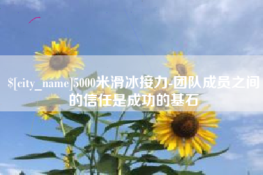 辽宁5000米滑冰接力-团队成员之间的信任是成功的基石