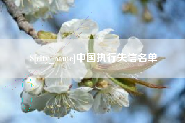 辽宁中国执行失信名单