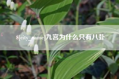 辽宁九宫为什么只有八卦