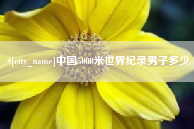 辽宁中国5000米世界纪录男子多少