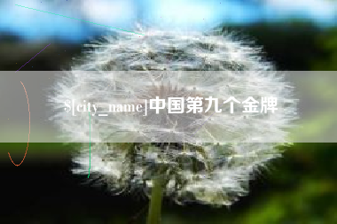 辽宁中国第九个金牌