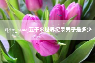 辽宁五千米世界纪录男子是多少