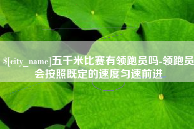 辽宁五千米比赛有领跑员吗-领跑员会按照既定的速度匀速前进