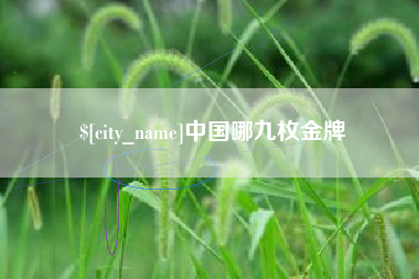 辽宁中国哪九枚金牌