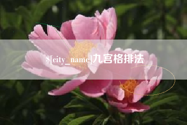辽宁九宫格排法
