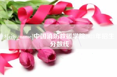 辽宁中国消防救援学院2021年招生分数线