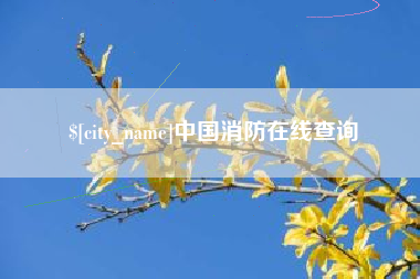 辽宁中国消防在线查询