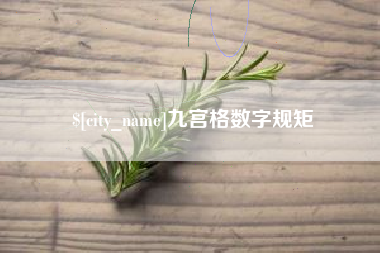 辽宁九宫格数字规矩