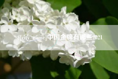 辽宁中国金牌有哪些2021