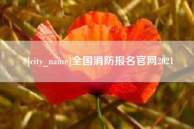 辽宁全国消防报名官网2021